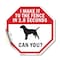 Signmission I Make It to The Fence In 2.8 Secon, 18 Inch X 18 Inch, Vinyl Decal OC-D-18-61 - alternate 1