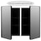 Basicwise Cabinet, Black, 25 in H, 15.5 in W QI004699.BL - alternate 5