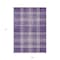 Homeroots 9' X 12' Purple Gold And Ivory Plaid Washable Indoor Outdoor Area Rug 596361 - alternate 5