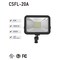 Factory 2U Lighting LED Flood Light 20w, 1800lm, 3000K, Knuckle Mount, 100-277V AC, Black 803803 - alternate 2