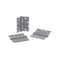 Global Door Controls 4.5 in Leaf W x 4.5 in Leaf H, Silver CP4545BBNRP-USP-3 - alternate 3