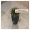 Leisuremod Crete Modern Tapered Round Fiberstone & MgO Clay Planter with Cover, Weather-Resistant CP16BL - alternate 1