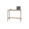 Homeroots Modern Natural And White Narrow Table Desk 389025 - alternate 1