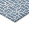 Homeroots 10' X 14' Denim Blue And Ivory Geometric Washable Indoor Outdoor Area Rug 594850 - alternate 5