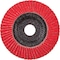 Pferd 5'' x 7/8'' A.H. POLIFAN Flap Disc - CO-FREEZE SG INOX, Ceramic oxide, 36 Grit, Conical 60813 - alternate 3