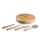 Picnic Time Family Of Brands NCAA Texas Longhorns Circo Cheese Board and Knife Set - Charcuterie Board Set 854-00-505-193-1 - alternate 1