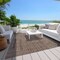 Homeroots 3' X 5' Brown And Ivory Geometric Washable Indoor Outdoor Area Rug 600804 - alternate 5