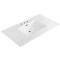 Whitehaus Collection 43 in Countertop Vanity Sink with Integrated Rectangular Bowl, Faucet Drilling and Overflow WHCS4322-3H - alternate 1