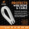 Xpose Safety Galvanized Steel Thimbles for Wire Rope, 3/32 Inch, 24PK GCT332-24-X-S - alternate 3
