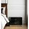 Homeroots 19" Black Solid Wood Nightstand 284147 - alternate 3
