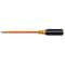 Klein Tools Insulated Slotted Screwdriver 1/4 in Round 605-7-INS - alternate 1