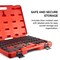 Neiko 0.375 in Dr. Impact Socket Set, Metric and SAE, Shallow & Deep, Swivel Sockets 02471A - alternate 4
