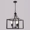 Vaxcel Pratt 3-Light Open Frame Cage Pendant Light, Matte Black , Farmhouse, 15-In. Wide P0469 - alternate 5