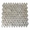Apollo Tile Silver 10.8 in x 11.4 in Glass Glossy Floor and Wall Mosaic Tile 8.55 sqft/case, 10PK APLADI8801A - alternate 6