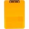 Business Source Flat Clip Plastic Clipboard, Orange, 6PK BSN01866BD - alternate 2