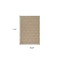 Homeroots 7' X 10' Beige and Brown Geometric Distressed Indoor Outdoor Area Rug 559066 - alternate 6