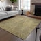 Homeroots 3' X 5' Gold Black And Charcoal Geometric Washable Indoor Outdoor Area Rug 577553 - alternate 3