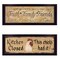 Homeroots Set Of Two Faith*Family*Friends and This Chick Black Framed Print Kitchen Wall Art, 2PK 406061 - alternate 1