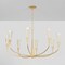 Hudson Valley Lighting Montrose 8 Light Chandelier 44 In. Vintage Gold Leaf/Soft Sand 3158-VGL/SSD - alternate 3