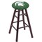 Holland Bar Stool Co Oak Bar Stool, Dark Cherry Finish, Michigan State Seat RC30OSDC - alternate 1