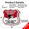 Signmission Bilingual 24 Hour Surveillance Shield Si, 6 inch X 6 inch, Plastic Sign, 2PK SHI-P-2PACK-6-363 - alternate 4