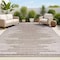 Jonathan Y Zolak Berber Stripe Geometric Beige/Brown 4 ft. x 6 ft. Indoor/Outdoor Area Rug SMB124A-4 - alternate 1