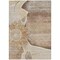 Homeroots 5' X 8' Brown Beige And Taupe Floral Washable Indoor Outdoor Area Rug 582237 - alternate 3