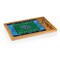 Picnic Time Family Of Brands NFL Tennessee Titans - Football Field - Icon Glass Top Cutting Board & Knife Set 910-00-505-314-2 - alternate 1