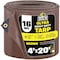 Boen Ultra Heavy Duty Tarp, 4 ft x 20 ft, 16 Mil, Brown, Polyethylene BR16T-420 - alternate 1