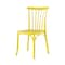 Homeroots Set of Four 22" Yellow Heavy Duty Plastic Outdoor Stacking Dining Chairs 565185 - alternate 3