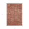 Homeroots 5' X 8' Salmon Copper And Gray Patchwork Washable Indoor Outdoor Area Rug 581612 - alternate 7