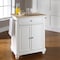 Crosley Cambridge Wood Top Portable Kitchen Island/Cart KF30021DWH - alternate 6