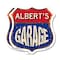 Signmission Albert's Garage, 6 inch X 6 inch, Plastic Sign, 2PK SHI-P-2PACK-6-383-ALBERT - alternate 1