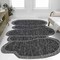 Jonathan Y Jasper Modern Rustic Abstract Dark Gray/Gray 6 ft. x 9 ft. Indoor/Outdoor Shaped Area Rug SHP101A-6 - alternate 3