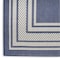 Homeroots 5' X 7' Denim Blue And Ivory Geometric Indoor Outdoor Area Rug 572767 - alternate 5
