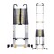 Wrightmaster 26.2 ft. Portable Aluminum Extension Ladder with Hook and Mobility Wheels, 330 lbs. Capacity ZoroX004WRJE7X - alternate 1