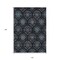 Homeroots 10' X 14' Blue Charcoal And Gray Medallion Washable Indoor Outdoor Area Rug 587703 - alternate 5