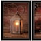 Homeroots Set Of Two Innkeepers Lantern 2 Black Framed Print Wall Art, 2PK 407213 - alternate 4
