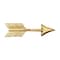 Homeroots Set of Six Brass Cast Aluminum Arrow Drawer Pull Knobs, 6PK 635772 - alternate 3