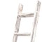 Homeroots 60" White Rustic Four Step Wood Ladder Shelf 380339 - alternate 3