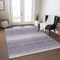 Homeroots 8' X 10' Lavender And Ivory Abstract Washable Indoor Outdoor Area Rug 599985 - alternate 4