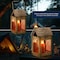 Kings County Tools Candle Lamp Vintage Style Folding Brass Camping Lantern w/ Hanging Handle Collapsible Portable Lamp GW83R02-01 - alternate 6