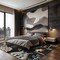 World Rug Gallery Floral Medallion Area Rug 7 ft 10 in x 10 ft Black WR143BLACK8X10 - alternate 4