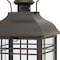 Homeroots Set of Three Black Distressed Geometric Glass And Metal Floor Lantern Candle Holders, 3PK 517567 - alternate 4