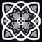 Homeroots 8" X 8" Black White And Gray Baz  Peel And Stick Removable Tiles 390722 - alternate 3