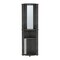Homeroots 75" Smoky Black Wood Corner Bar Cabinet With Two Doors 546433 - alternate 1