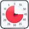 Time Timer Original 8in. Timer, Learning Center Classroom Set, Secondary Colors, Set of 3 TT08B-SEC3-W - alternate 1