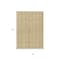 Homeroots 8' X 10' Wheat Gold And Gray Striped Washable Indoor Outdoor Area Rug 615107 - alternate 5