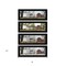 Homeroots Set Of Four Four Seasons Collection II 3 Black Framed Print Wall Art, 4PK 405762 - alternate 3