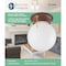 Boston Harbor Ceiling Light Fixture, 0.5 A, 120 V, 60 W, 1-Lamp, A19 or CFL Lamp, Metal Fixture F30153375 - alternate 3